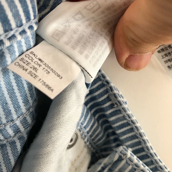 Abercrombie & Fitch Simone High Rise Ankle 26 Long - Picture 5 of 6